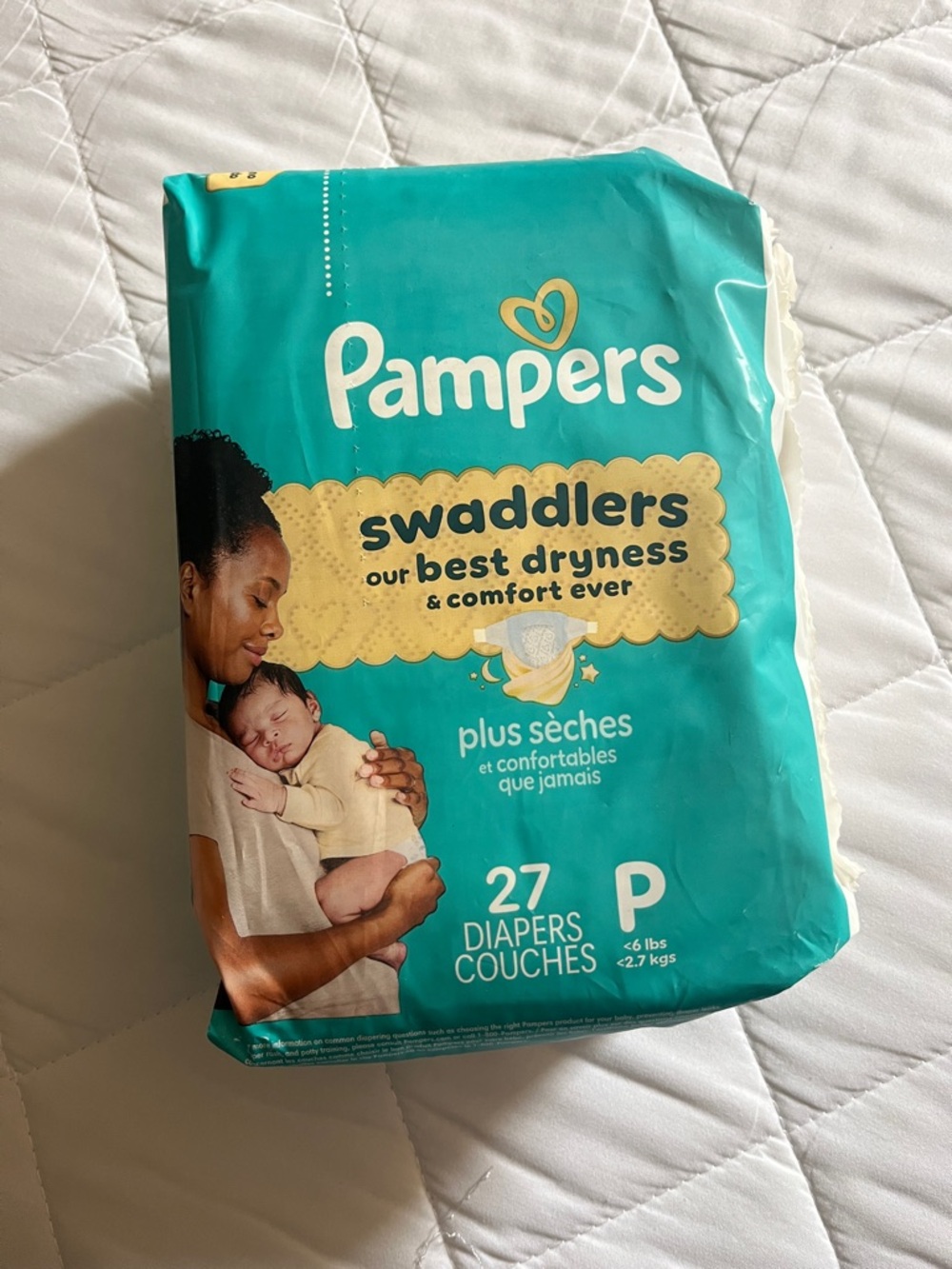 Pampers Swaddlers Preemie Baby Diapers